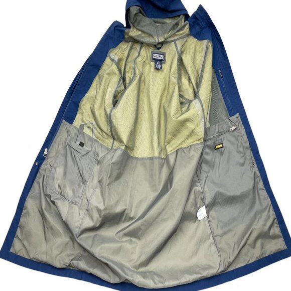 Lands End Gore-Tex Waterproof Hooded Long Light Coat Jacket Women's Medium 10-12 - Picture 8 of 11